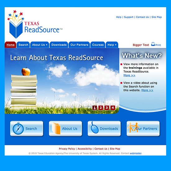 Website Texas ReadSource