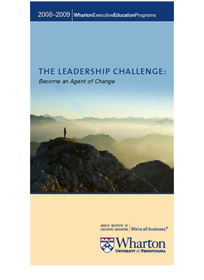 Wharton Executive Education Brochure for Leadership Programs